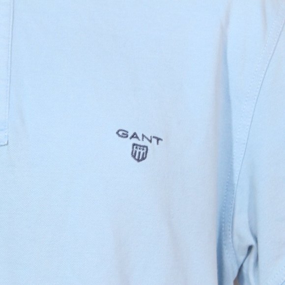 Gant Polo Shirt Large Blue Mens - Picture 4 of 13